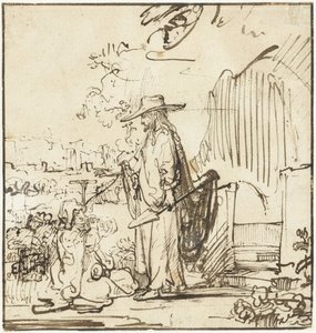 Le Christ apparaissant à Marie-Madeleine comme un jardinier - Rembrandt van Rijn